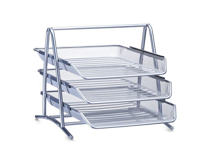 zeller-mesh-metal-3-tier-filing-tray-grey