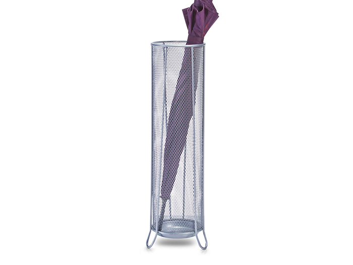 zeller-grey-metal-mesh-umbrella-stand-14cm-x-53cm