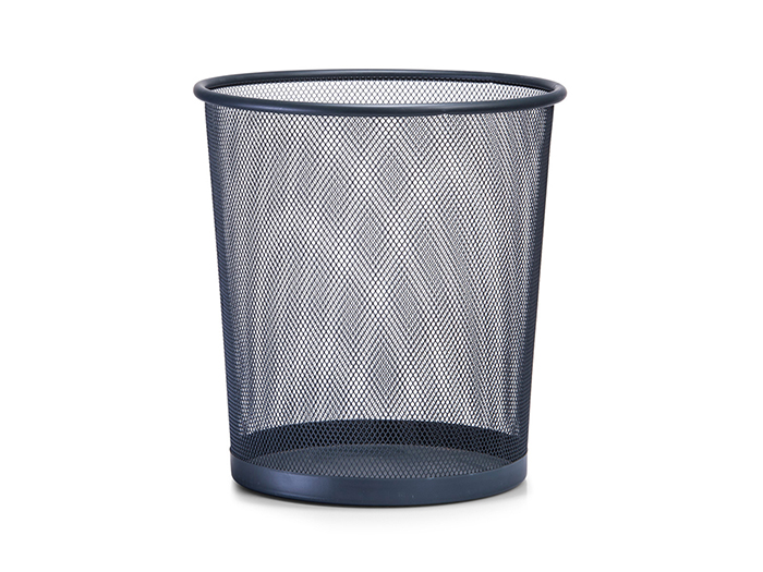 zeller-mesh-waste-paper-basket-anthracite-26cm-x-28cm