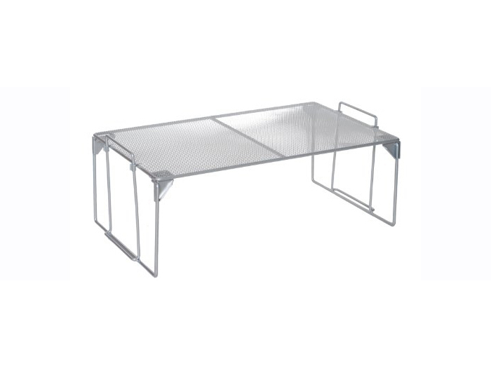 zeller-grey-all-purpose-stackable-mesh-rack