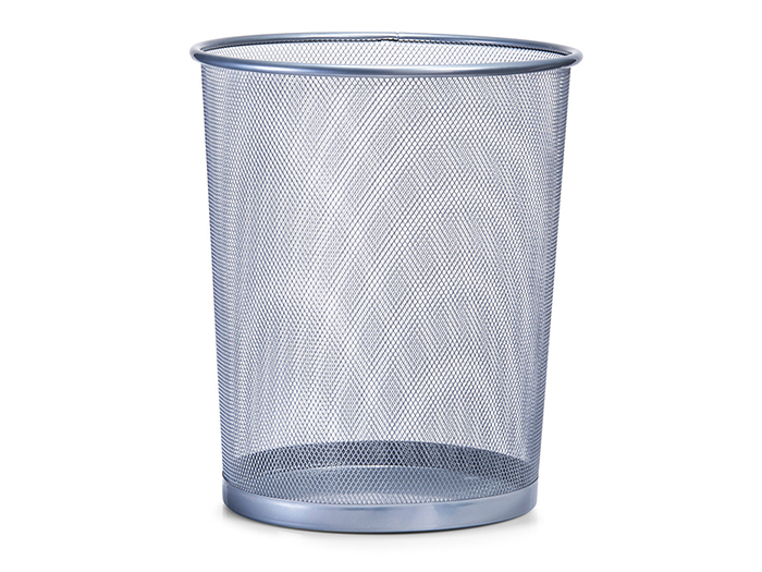 zeller-mesh-paper-waste-bin-grey-29-5cm-x-35cm