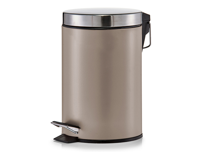 zeller-metal-cosmetic-bathroom-pedal-bin-taupe-3l