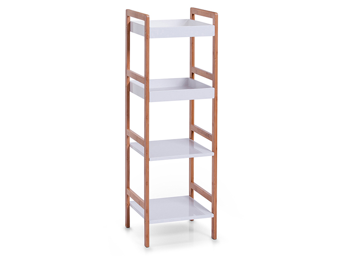 zeller-bamboo-and-white-4-tier-shelf-rack-33cm-x-36cm-x-110cm