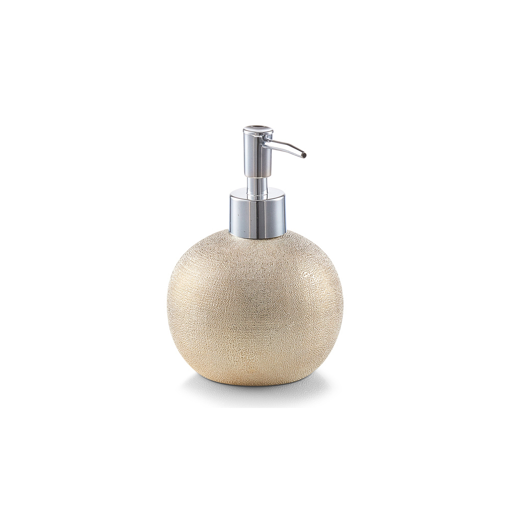 zeller-glitter-stoneware-liquid-soap-dispenser-gold-375ml
