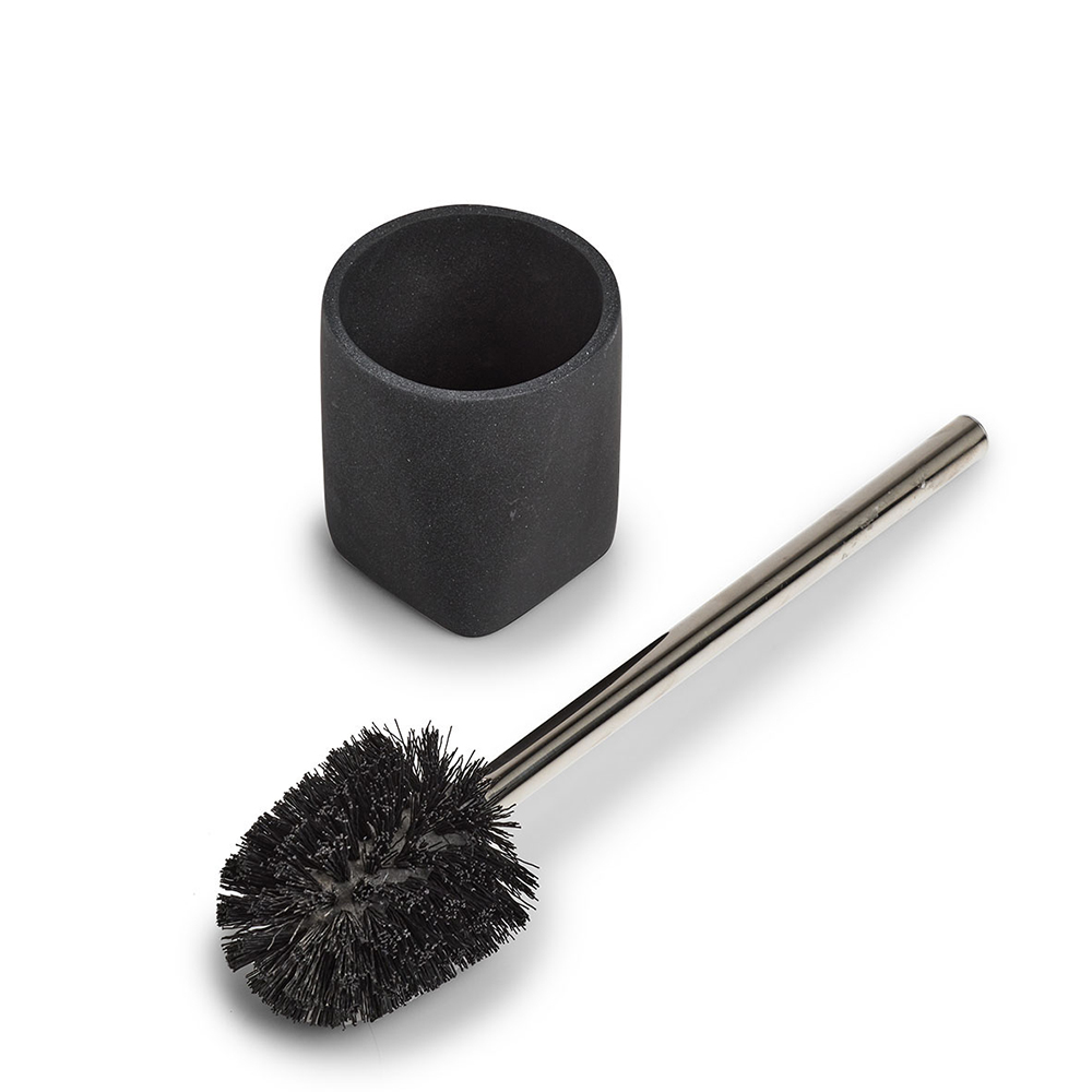 zeller-polyresin-toilet-brush-holder-dark-stone-black