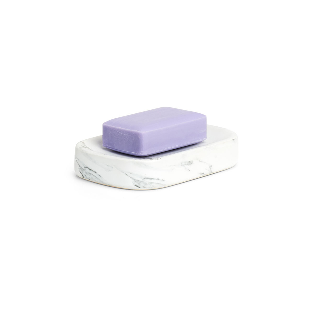 zeller-ceramic-marble-soap-dish-white-13cm