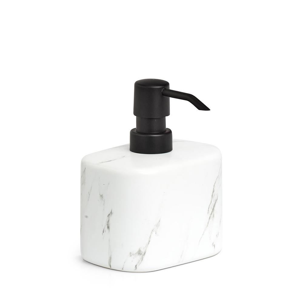 zeller-ceramic-marble-liquid-soap-dispenser-white