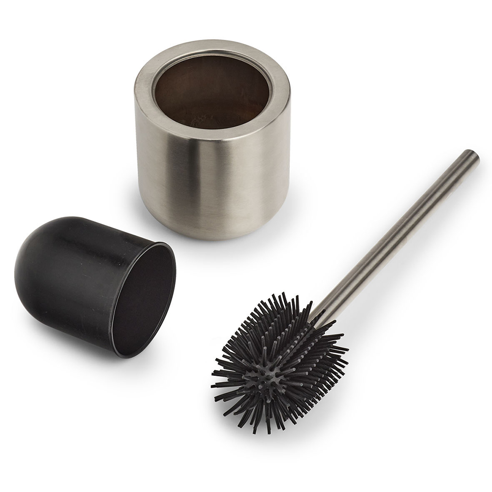 zeller-stainless-steel-toilet-brush-holder-silver-35-3cm