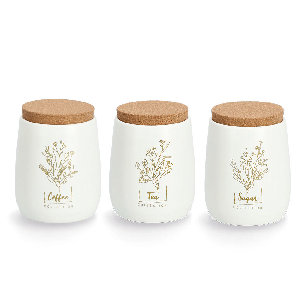 zeller-coffee-metal-storage-jar-with-cork-lid-white-750ml
