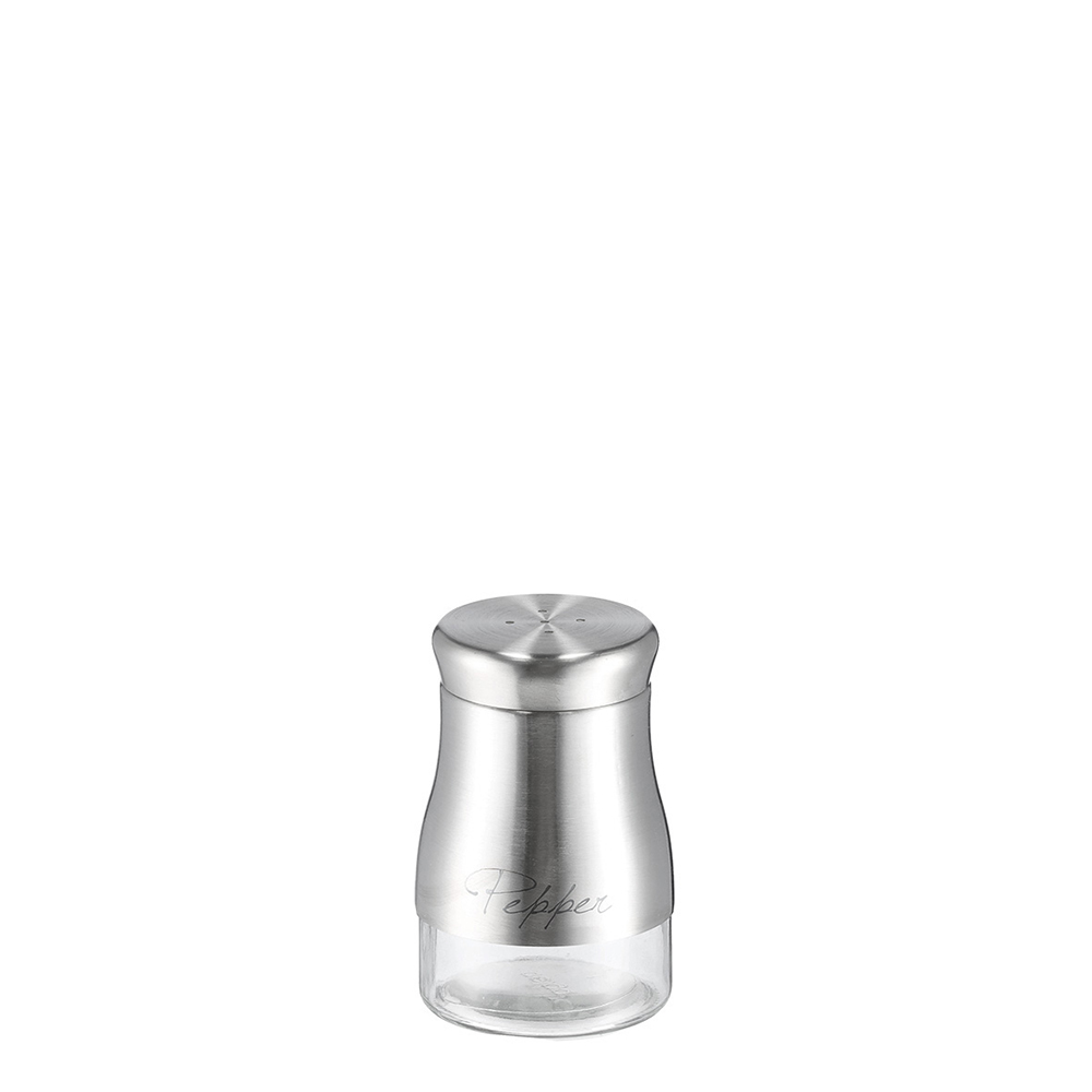 zeller-glass-stainless-steel-pepper-shaker-150ml