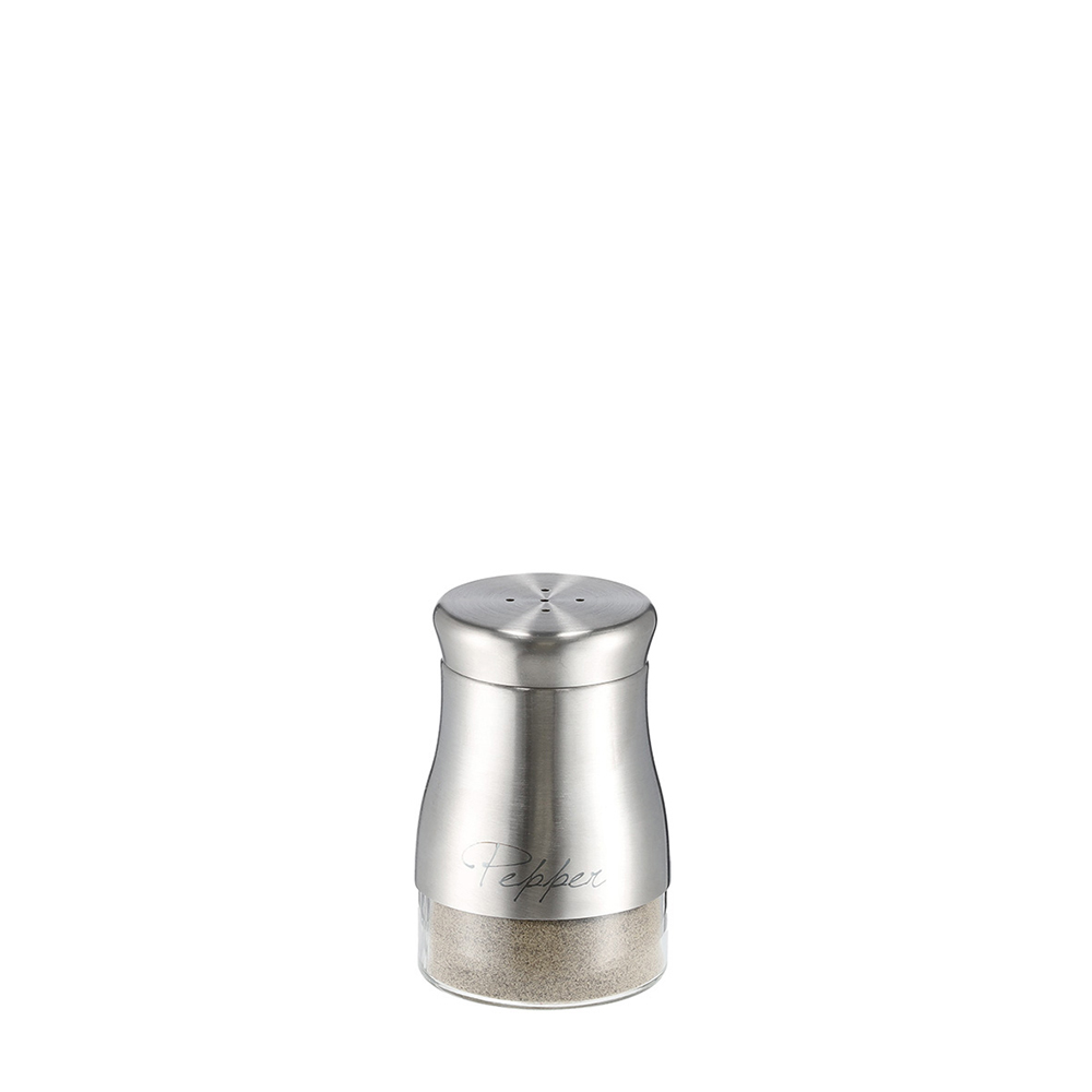 zeller-glass-stainless-steel-pepper-shaker-150ml