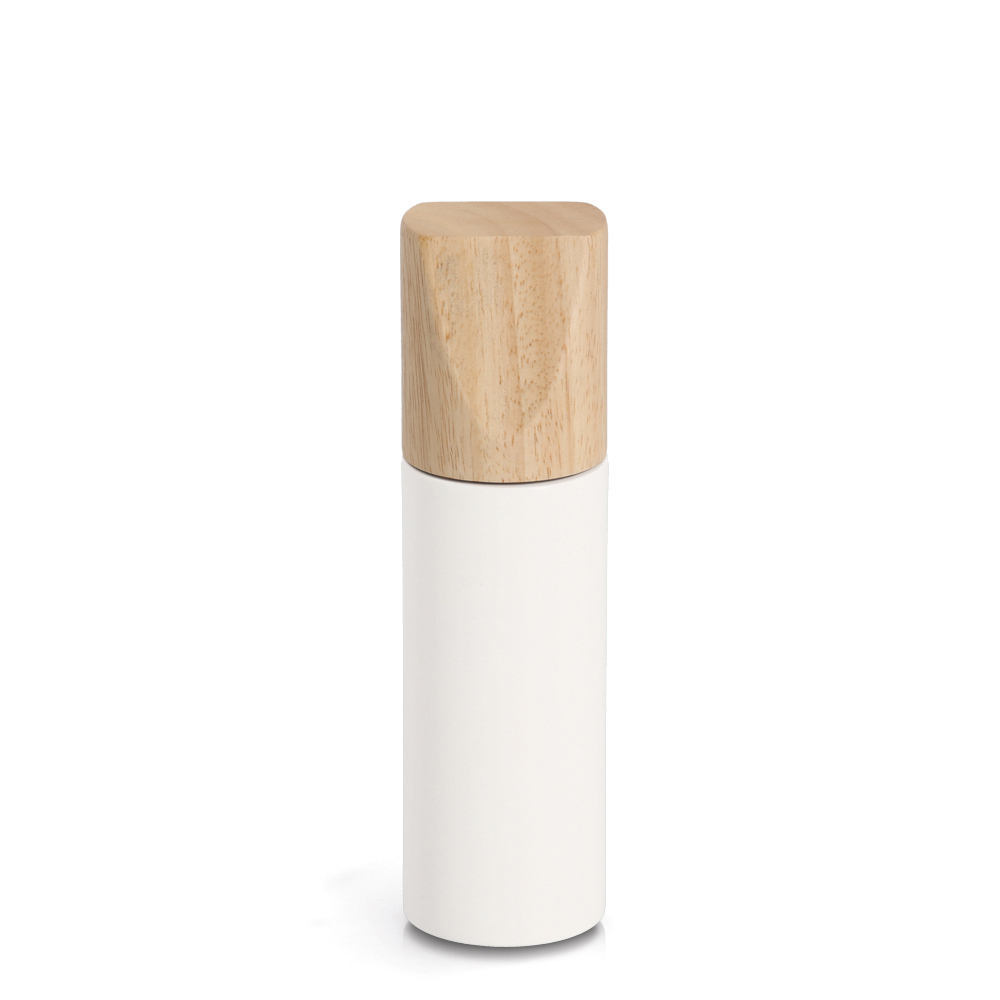 zeller-rubberwood-salt-or-pepper-grinder-white