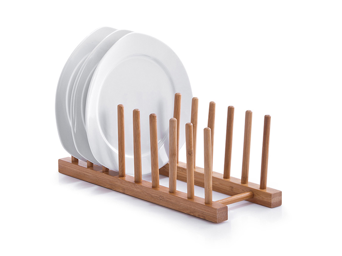 zeller-bamboo-plate-draining-rack