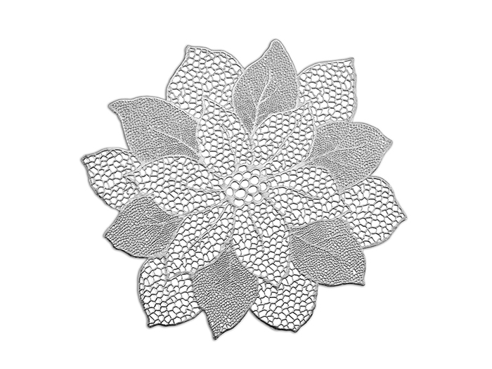 zeller-flower-silver-pvc-placemat