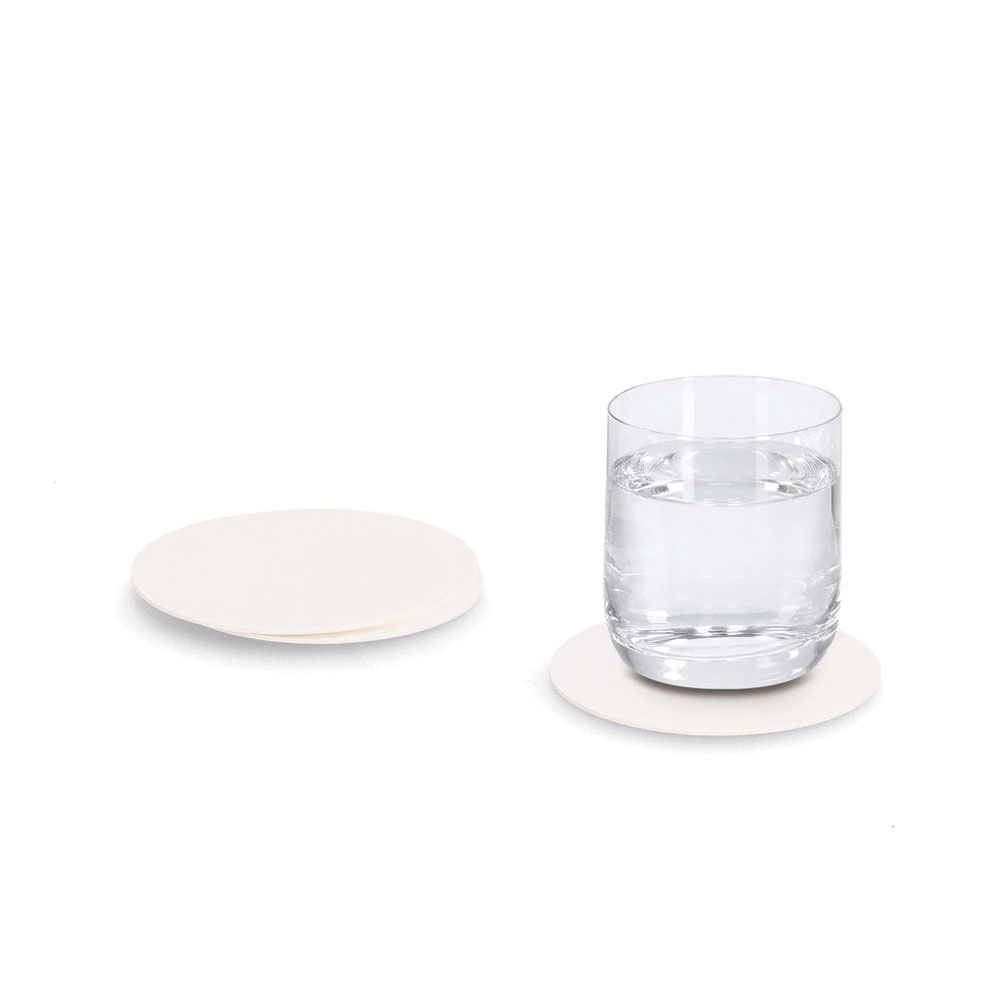 zeller-artificial-leather-coaster-white-set-of-4-pieces