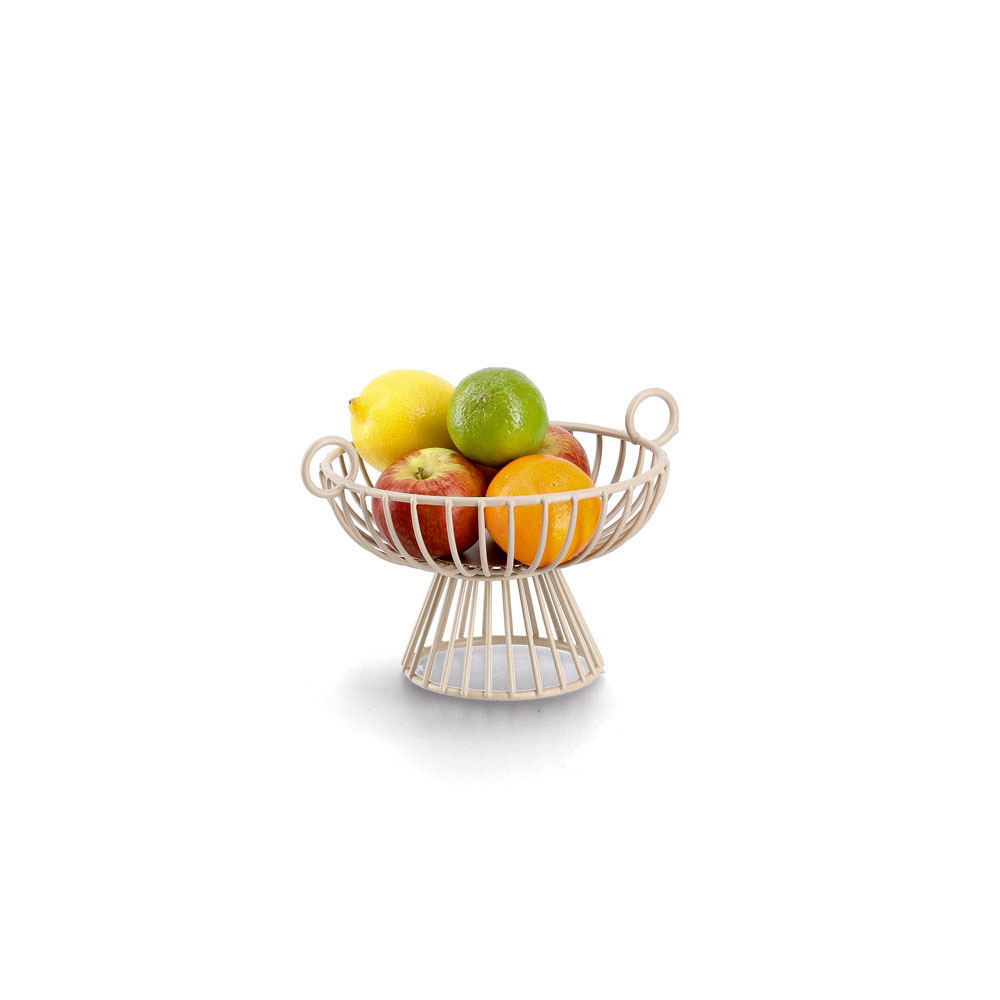 zeller-metal-fruit-basket-beige-24-5cm-x-15cm