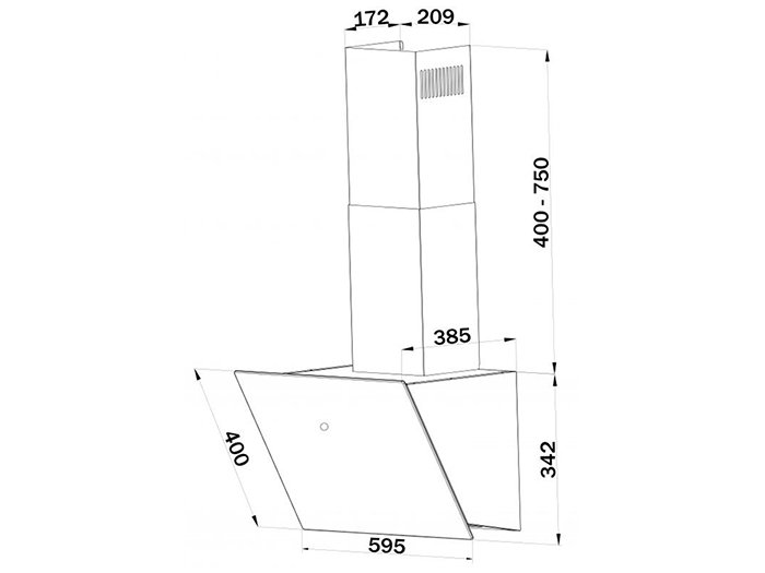 bomann-head-free-vertical-hood-black-stainless-steel-60cm