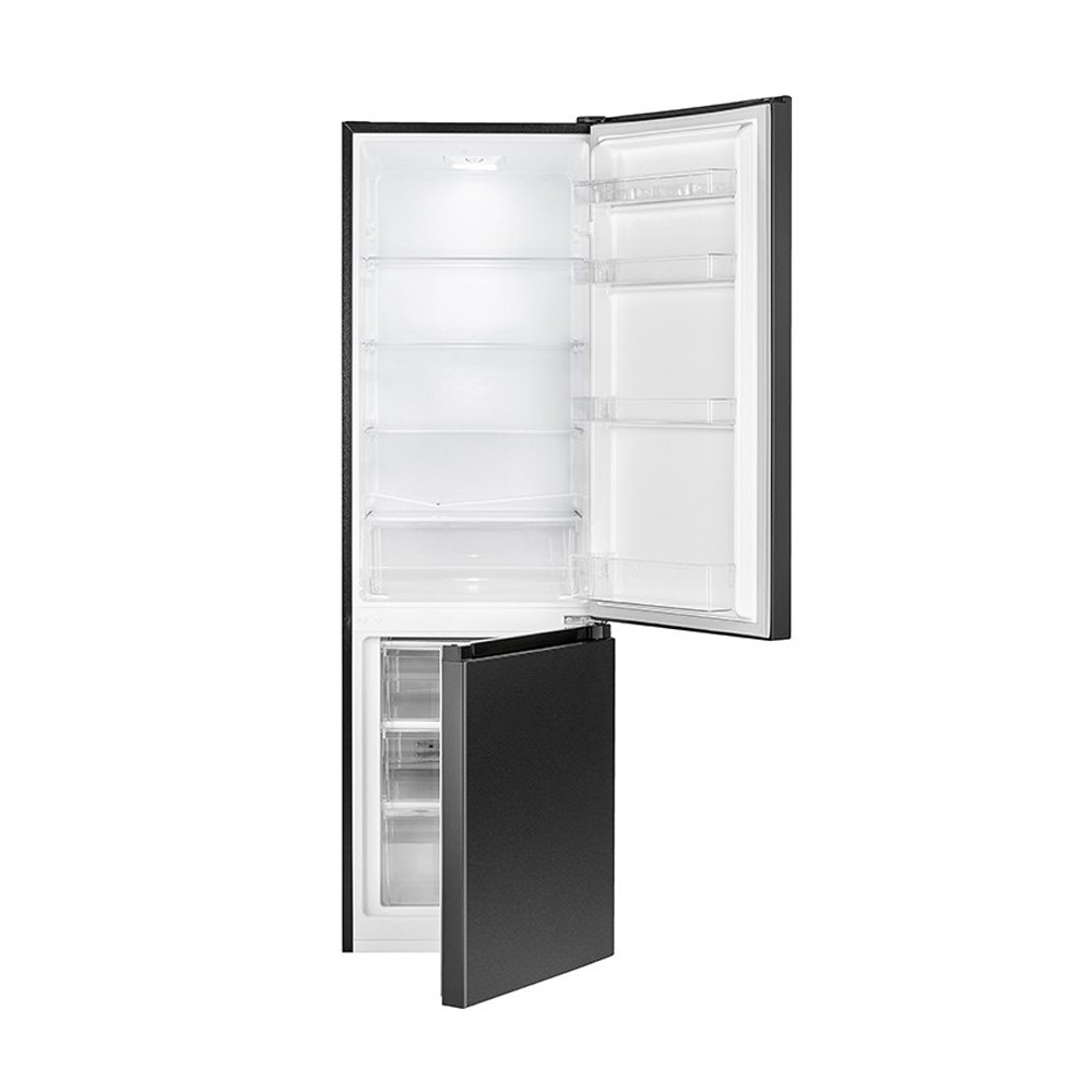 bomann-kg-184-1-fridge-freezer-inox-look-black-264l