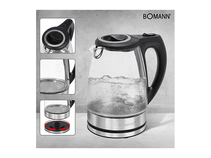 bomann-electric-glass-kettle-1-7l-2200w
