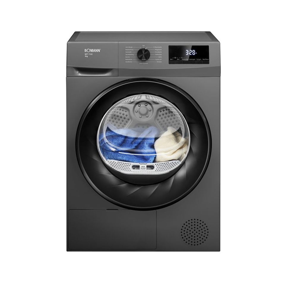 bomann-wpt-7153-heat-pump-tumble-dryer-titan-grey-8kg