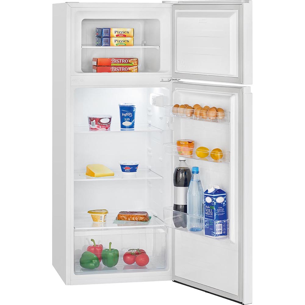 bomann-dt7318-1-free-standing-fridge-freezer-white-206l