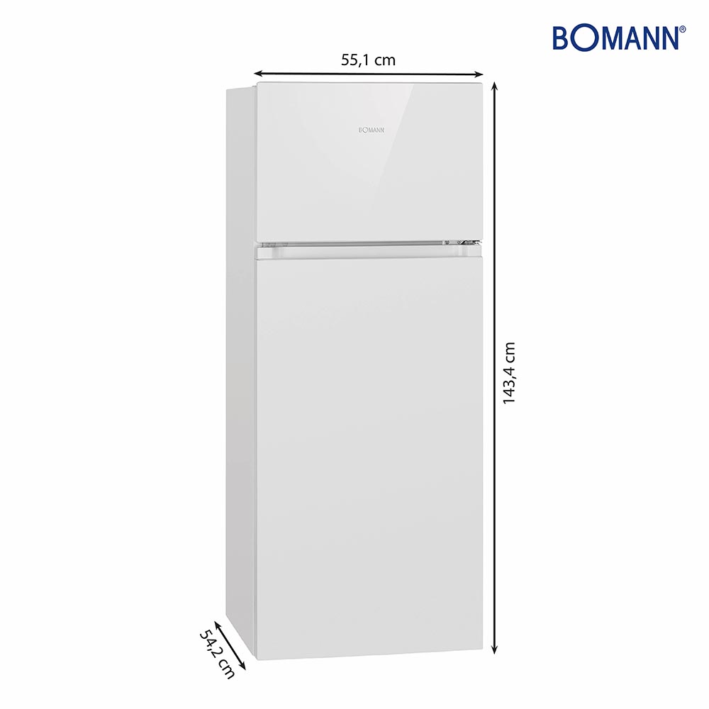 bomann-dt7318-1-free-standing-fridge-freezer-white-206l