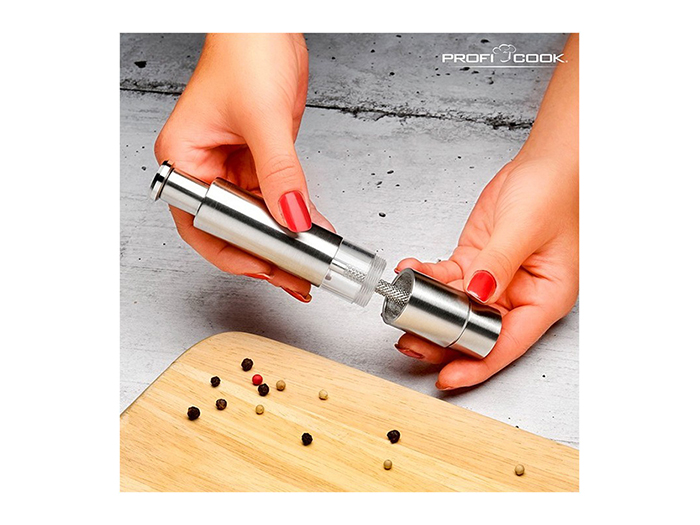 proficook-stainless-steel-mechanical-pepper-and-salt-mill-set-of-2-pieces