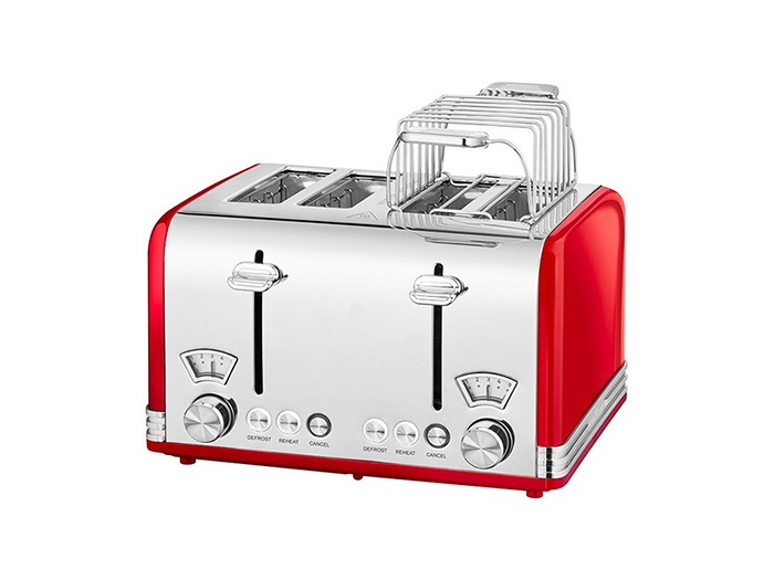 proficook-vintage-look-4-slice-toaster-red-1630w