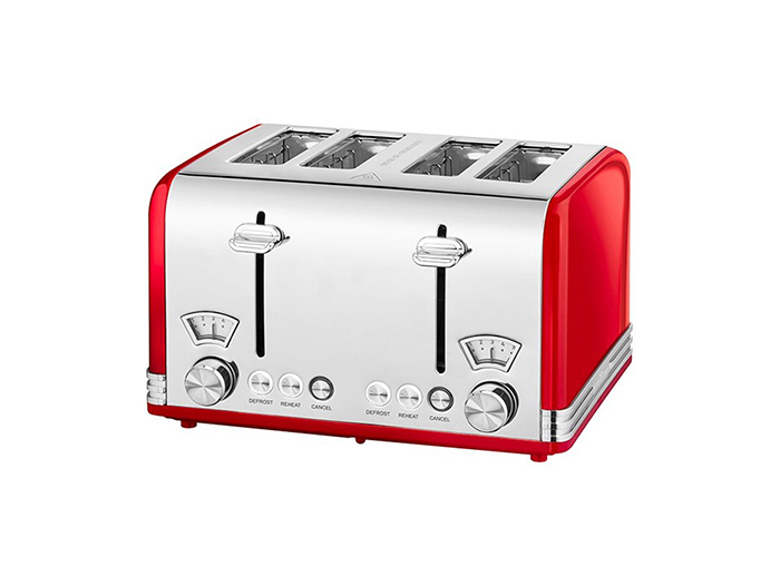 proficook-vintage-look-4-slice-toaster-red-1630w