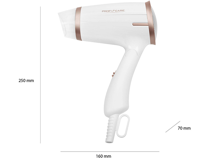 proficare-folding-hair-dryer-white-1400w