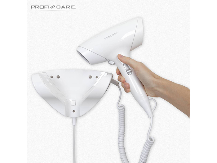 proficare-compact-wall-mounted-hairdryer-white-1800w