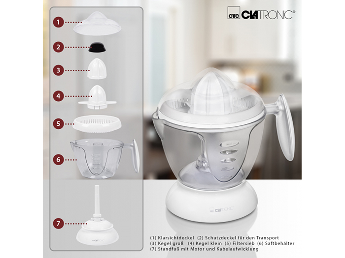 clatronic-citrus-squeezer-white-40w