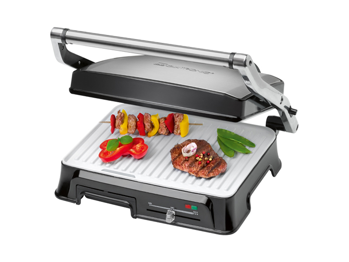 clatronic-contact-grill-stainless-steel-black-2000w