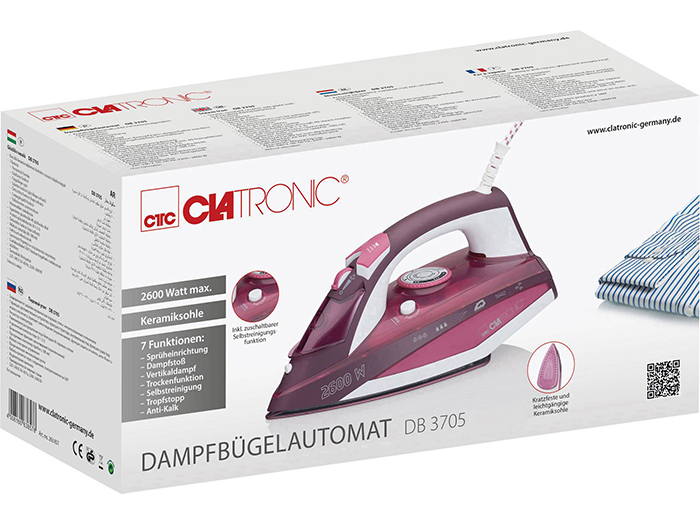 clatronic-ceramic-soleplate-steam-iron-pink-2600w