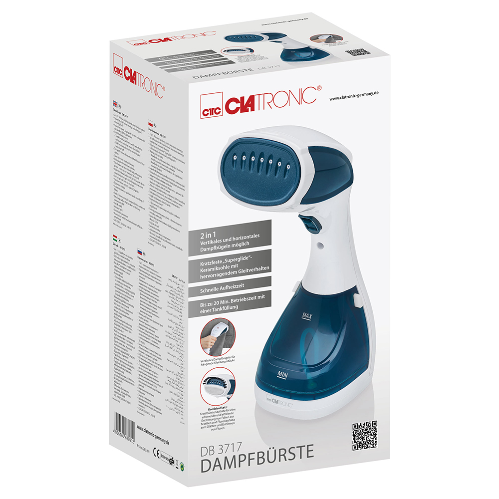 clatronic-db-3717-steam-brush-white-blue-1100w