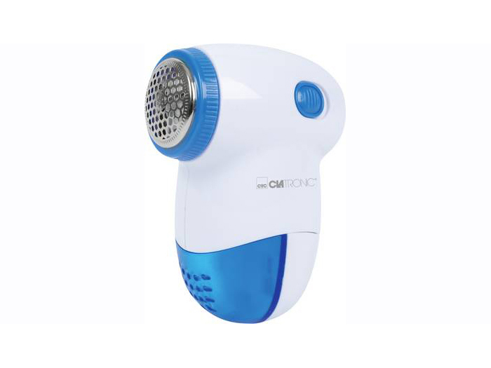 clatronic-battery-operated-lint-shaver-white-blue