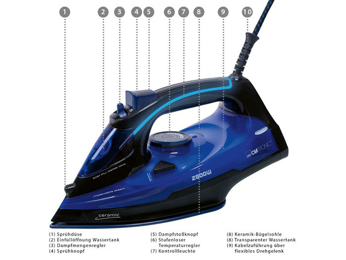 clatronic-ceramic-soleplate-steam-iron-black-blue-2800w