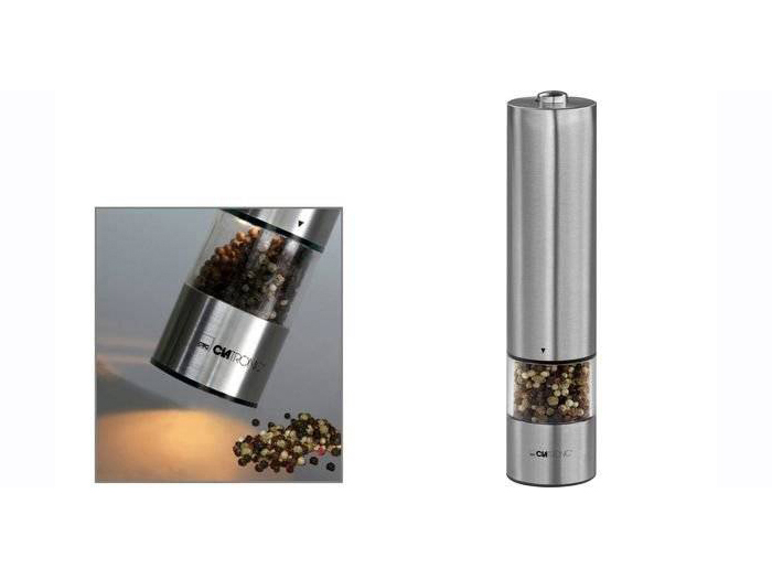 clatronic-battery-operated-stainless-steel-electric-pepper-salt-mill