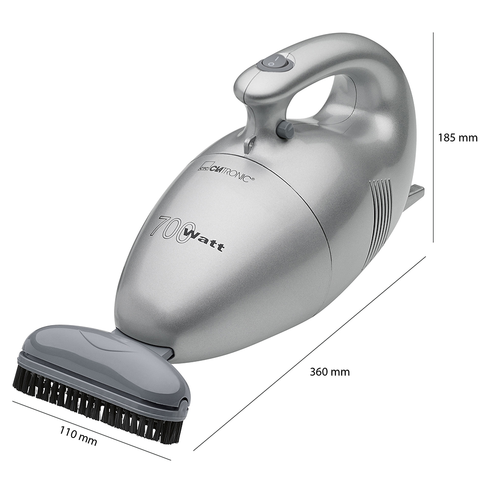 clatronic-hs-2631-hand-vacuum-cleaner-silver