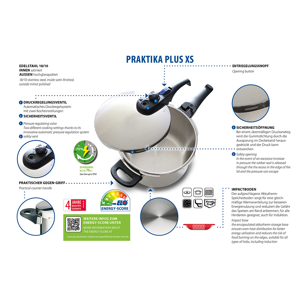 elo-praktika-plus-xs-pressure-cooker-2-7l