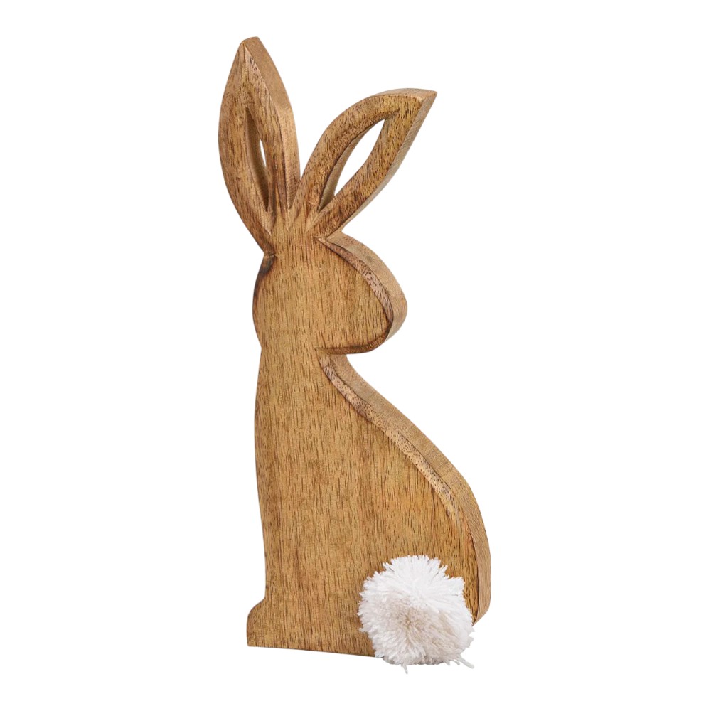 easter-rabbit-display-stand-wood-synthetic-fiber-brown