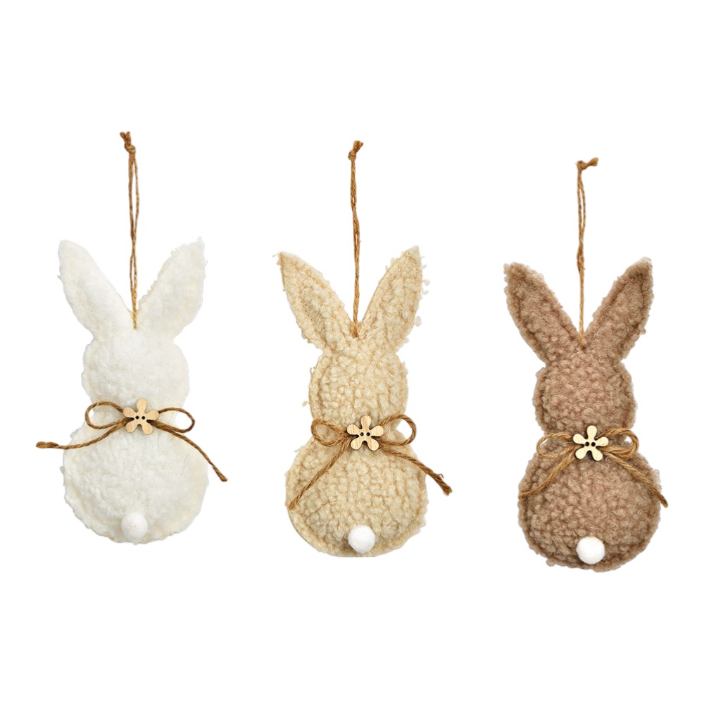 easter-rabbit-hanging-decorations-textile-whitebeigebrown-3-assorted