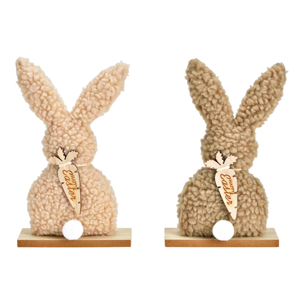 easter-rabbit-display-stand-wooden-base-textile-beigebrown-2-assorted