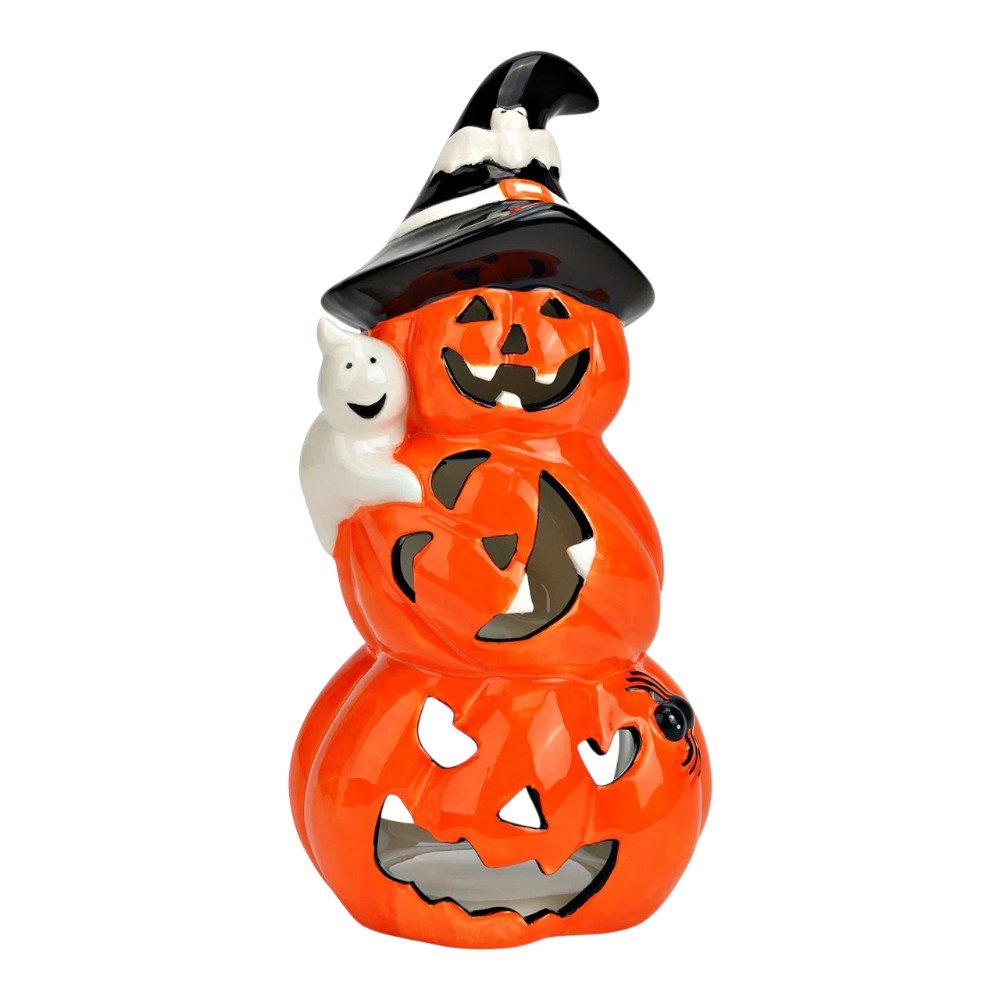 ceramic-pumpkin-with-witch-hat-and-ghost