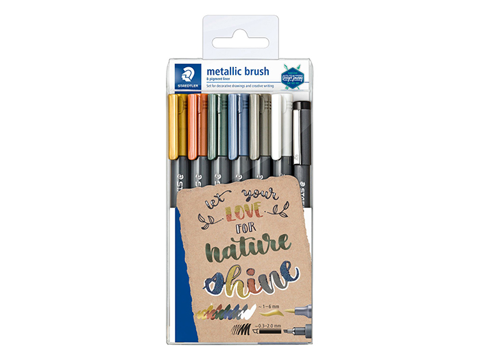 staedtler-metallic-brush-pen-set
