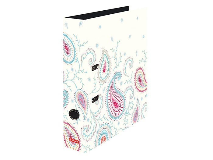 herlitz-a4-arch-lever-file-in-white-paisley-design