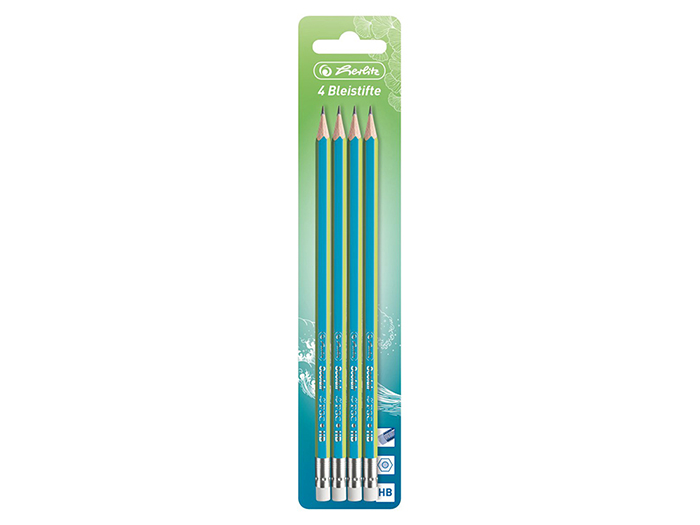 herlitz-pencils-greenline-hb-4-pieces-on-blistercard