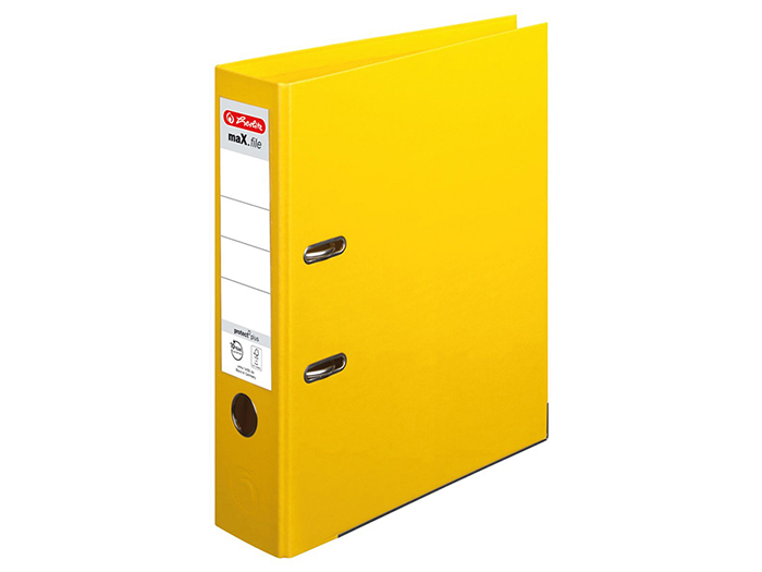 herlitz-yellow-max-a4-protect-arch-lever-file-500