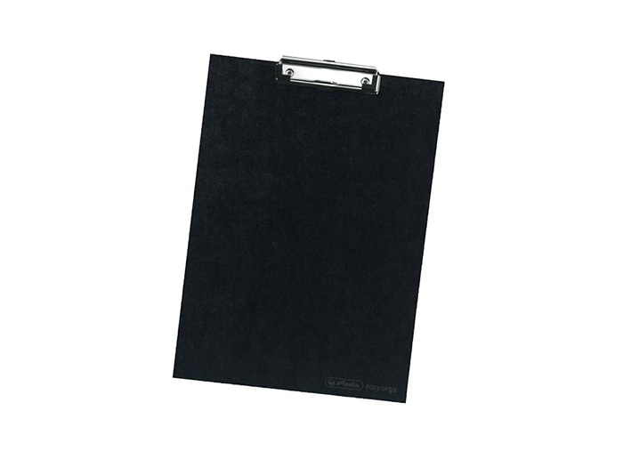 herlitz-clipboard-a4-black