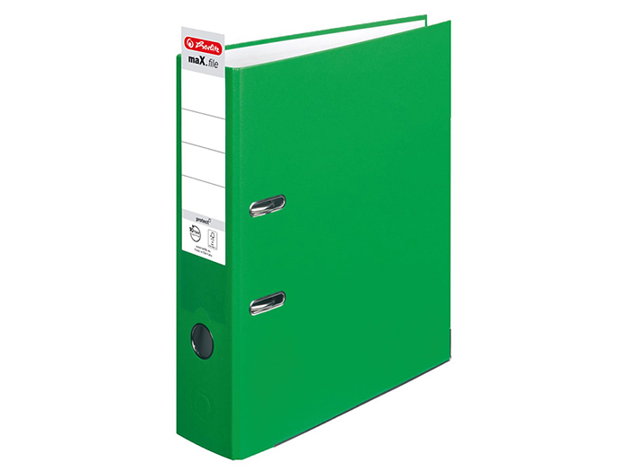 herlitz-lime-green-max-a4-protect-arch-lever-file